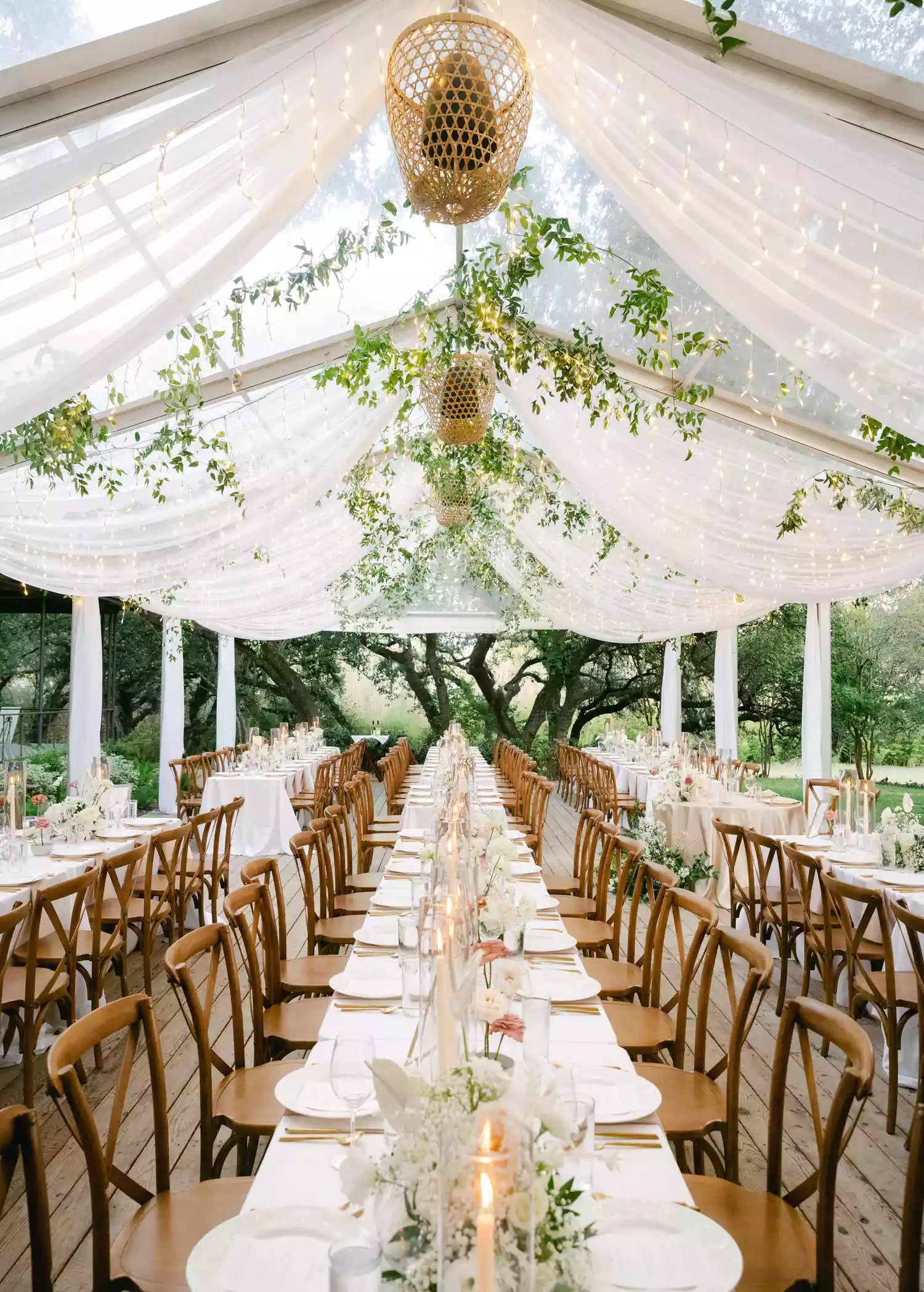 naked tent 20x40 Naked Tent w/ Sheer Draping (No Tarps) – Greenville Gala