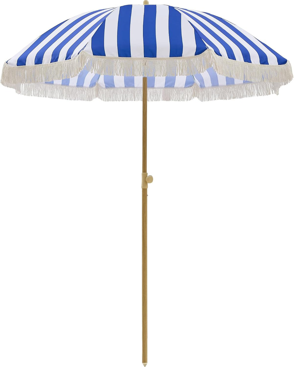 Kbrellaoutlets KPUUVP Boho Patio Umbrella with Fringe 6.5ft
