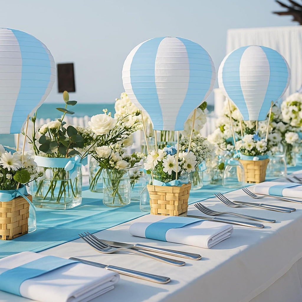 Meooeck Hot Air Balloon Table Centerpieces Decor