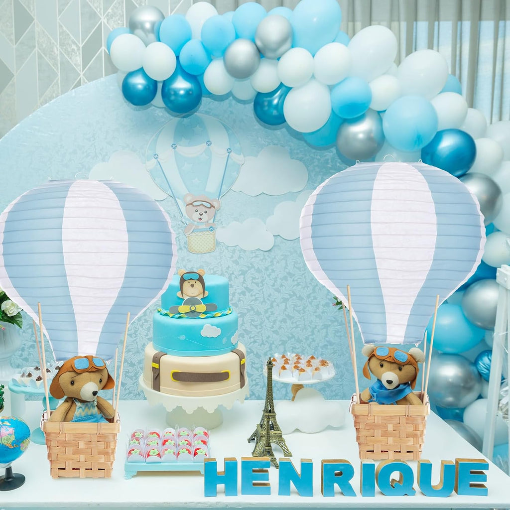 Meooeck Hot Air Balloon Table Centerpieces Decor