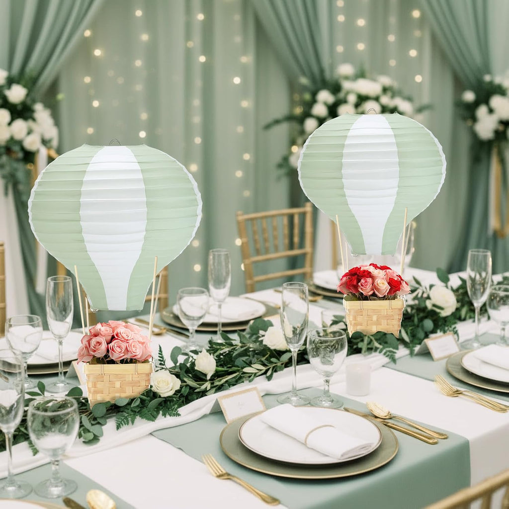 Meooeck Hot Air Balloon Table Centerpieces Decor