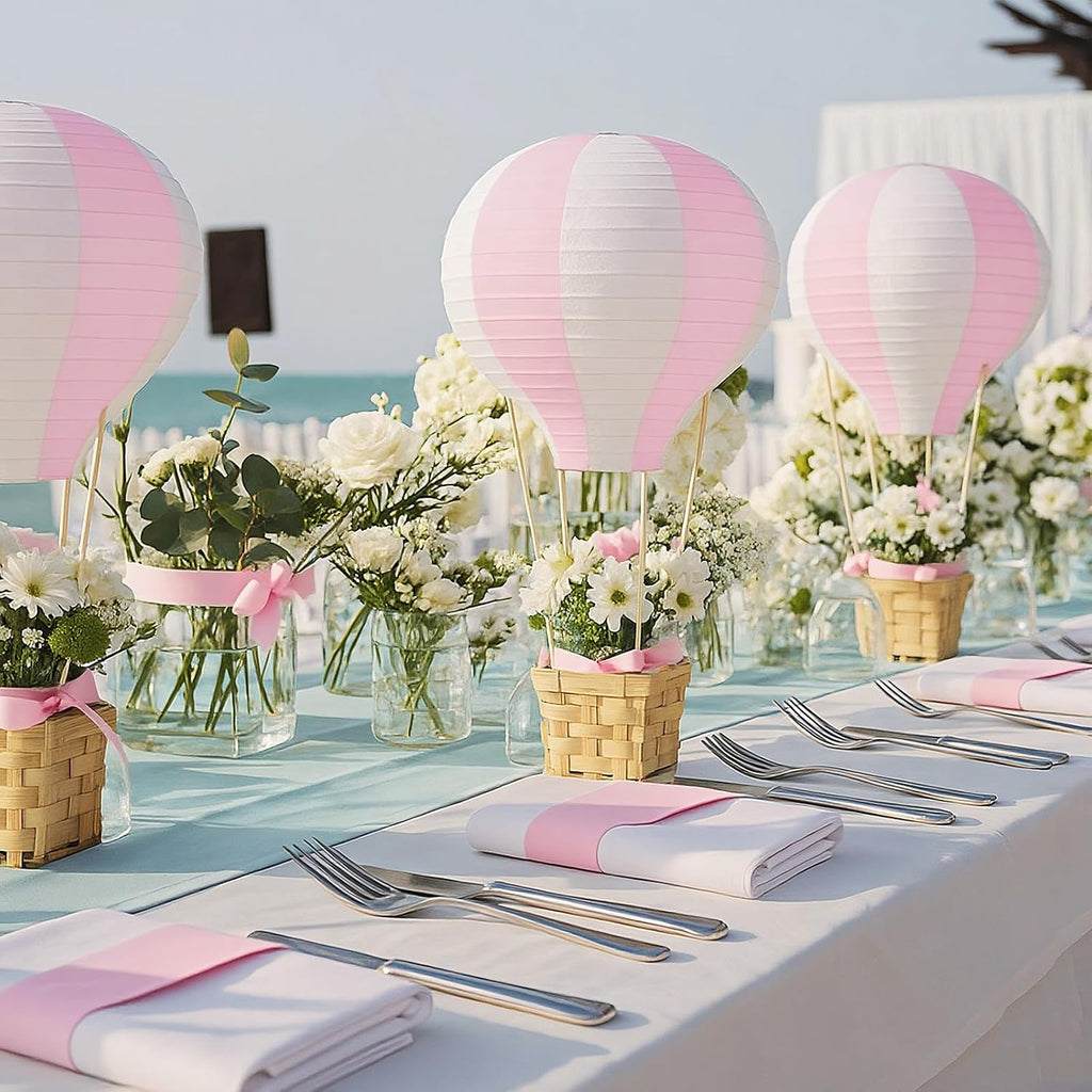 Meooeck Hot Air Balloon Table Centerpieces Decor
