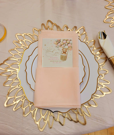 Gold Vinyl Placemats