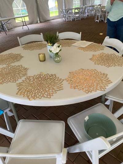 Gold Vinyl Placemats