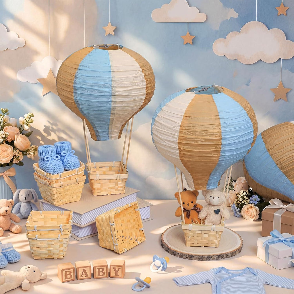 Meooeck Hot Air Balloon Table Centerpieces Decor