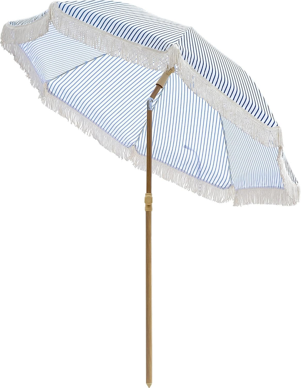 Kbrellaoutlets KPUUVP Boho Patio Umbrella with Fringe 6.5ft