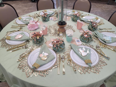 Gold Vinyl Placemats