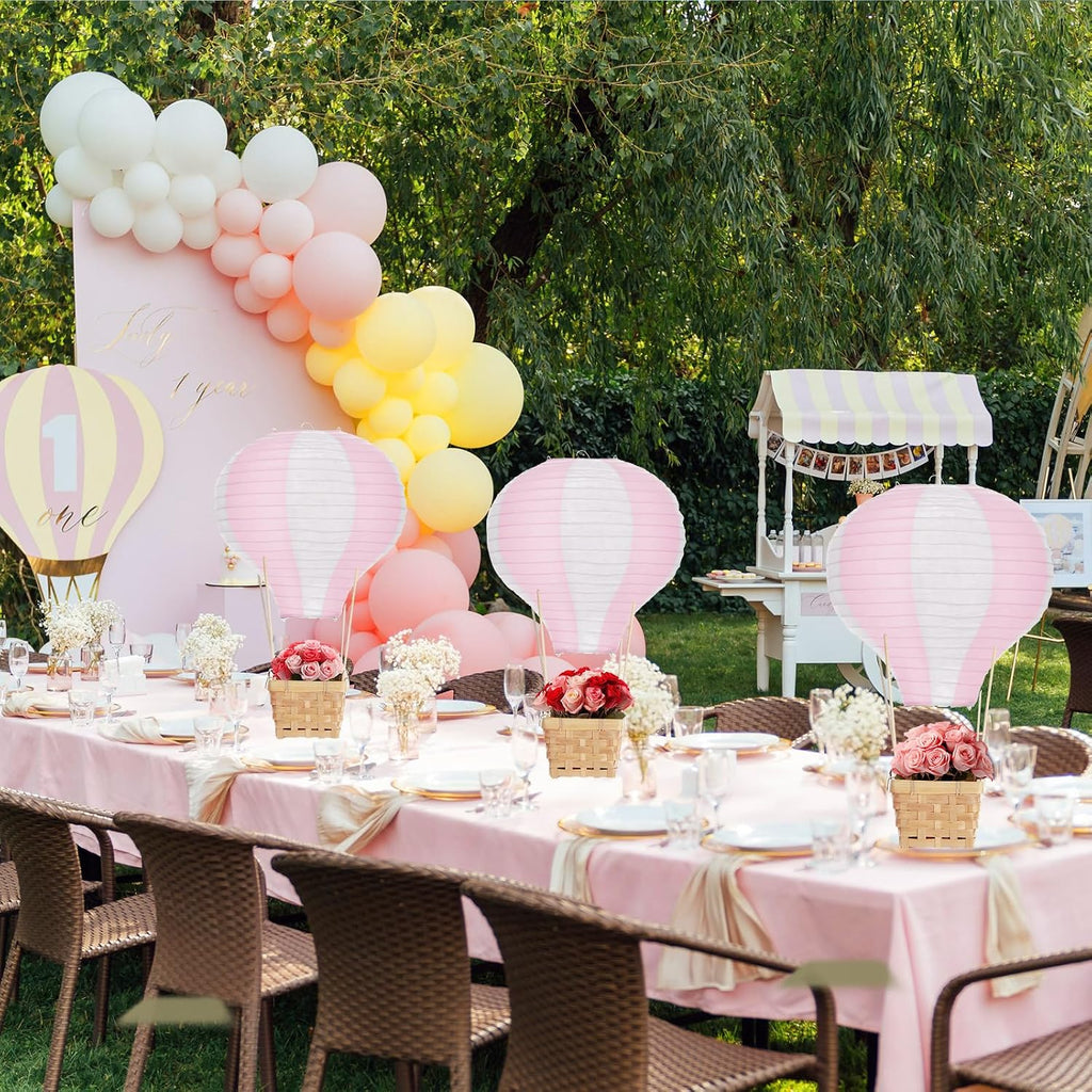 Meooeck Hot Air Balloon Table Centerpieces Decor
