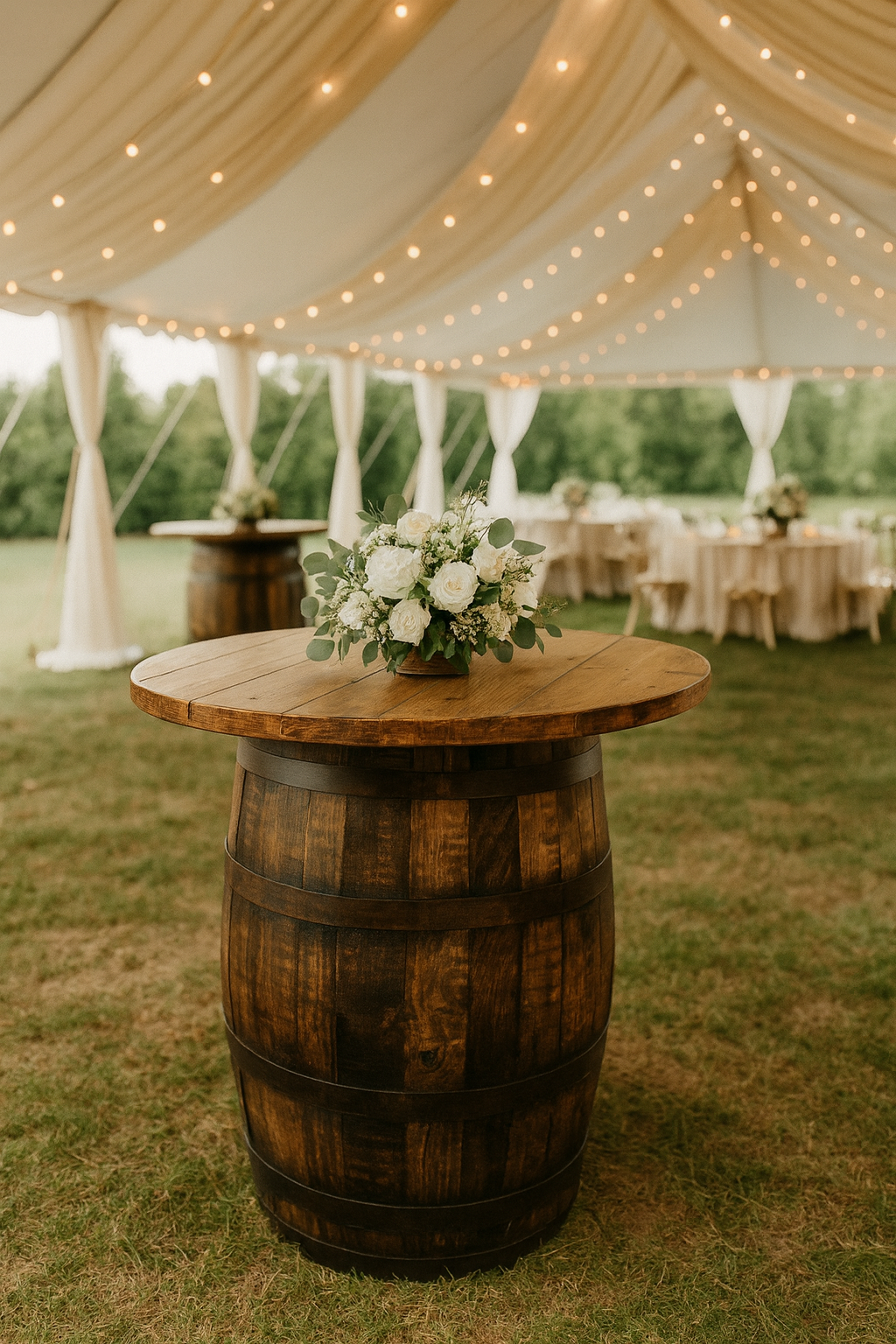 Buy - Whiskey Barrel Cocktail Tables