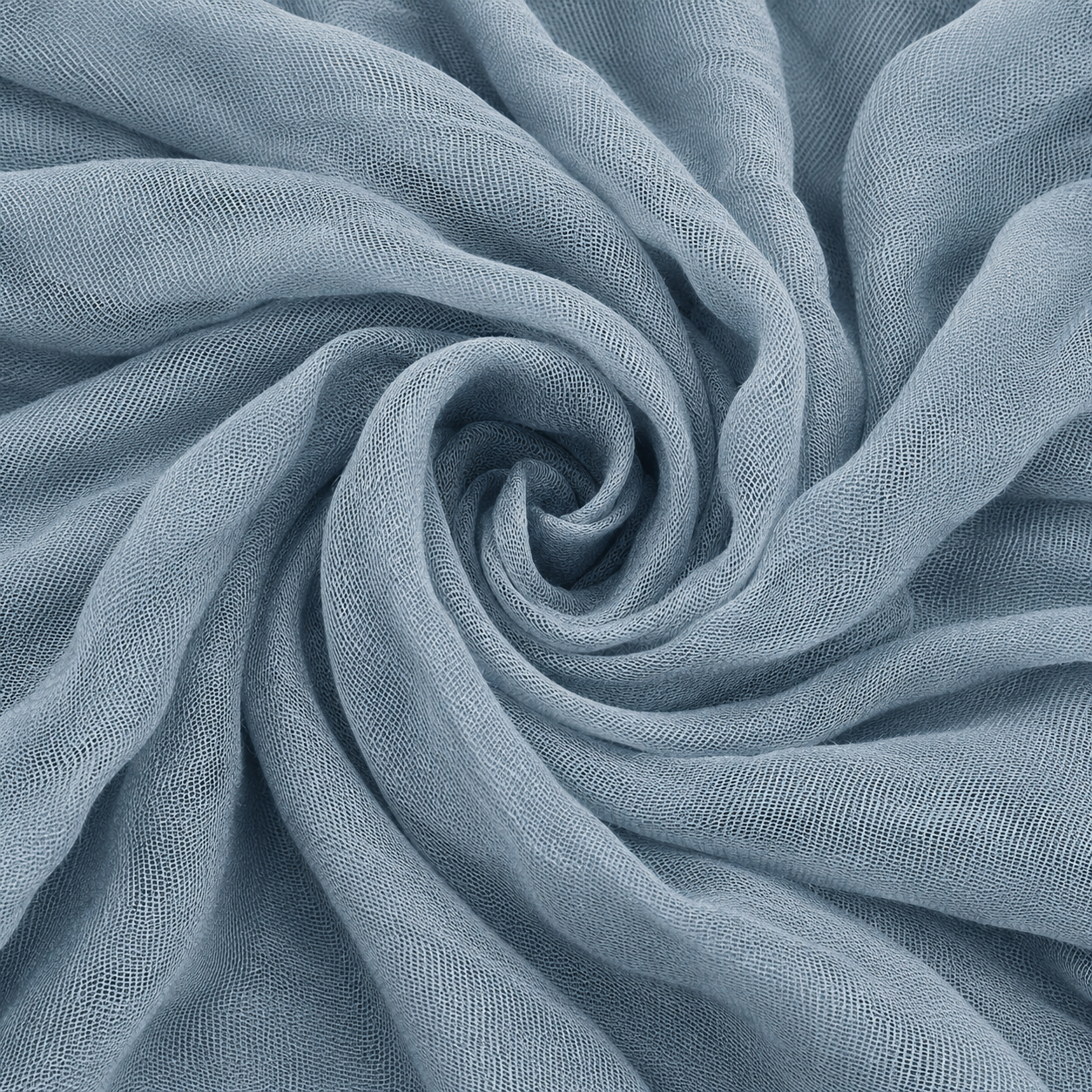 Cheesecloth Table Runner Dusty Blue