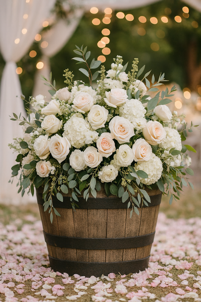 Buy - Decorative Weights for Archs/Tents (Rustic Barrel)