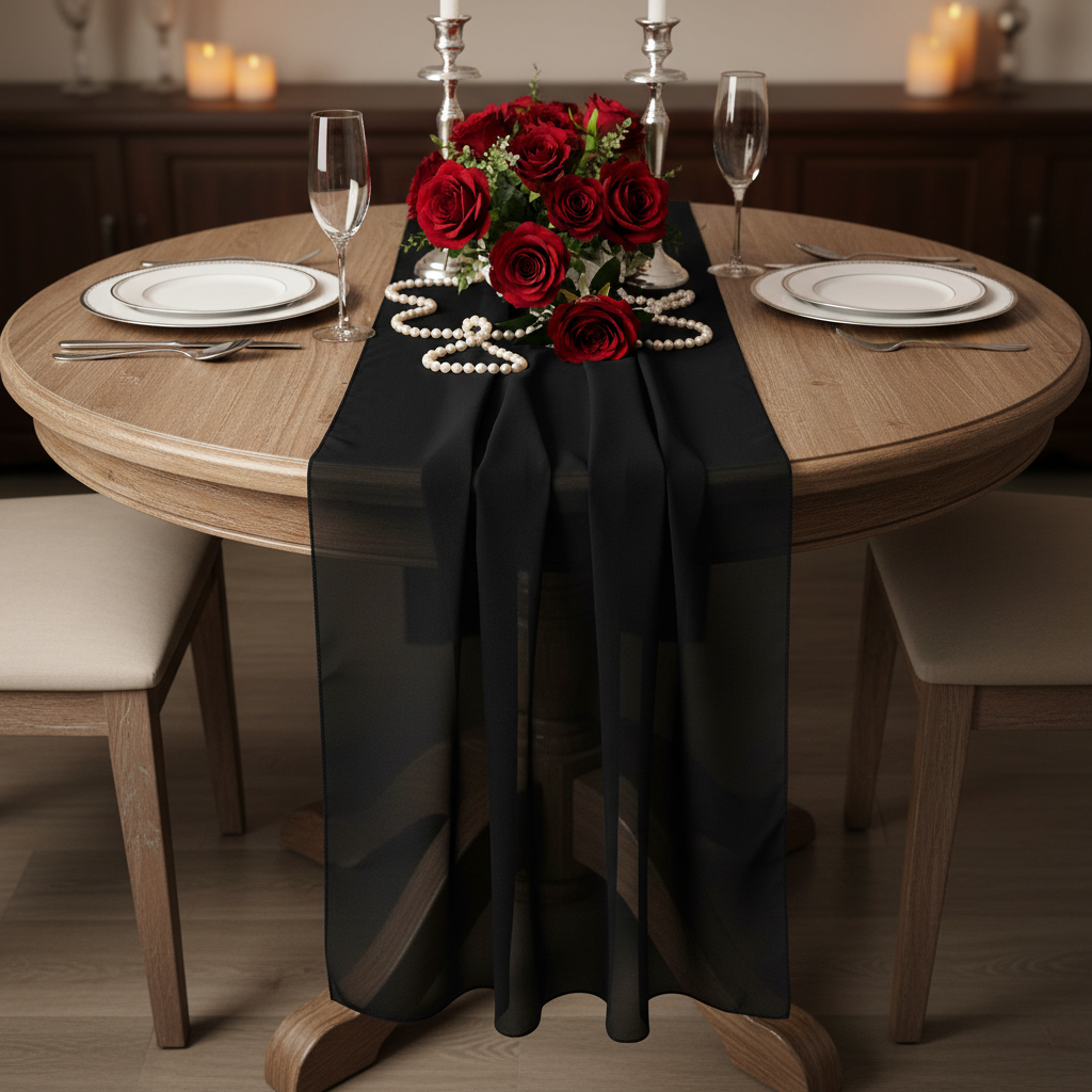 https://cdn.shopify.com/s/files/1/0042/0390/5136/files/Chiffon-Wedding-Table-Runner-10FTx27-Black-anniversary.png?v=1776379311