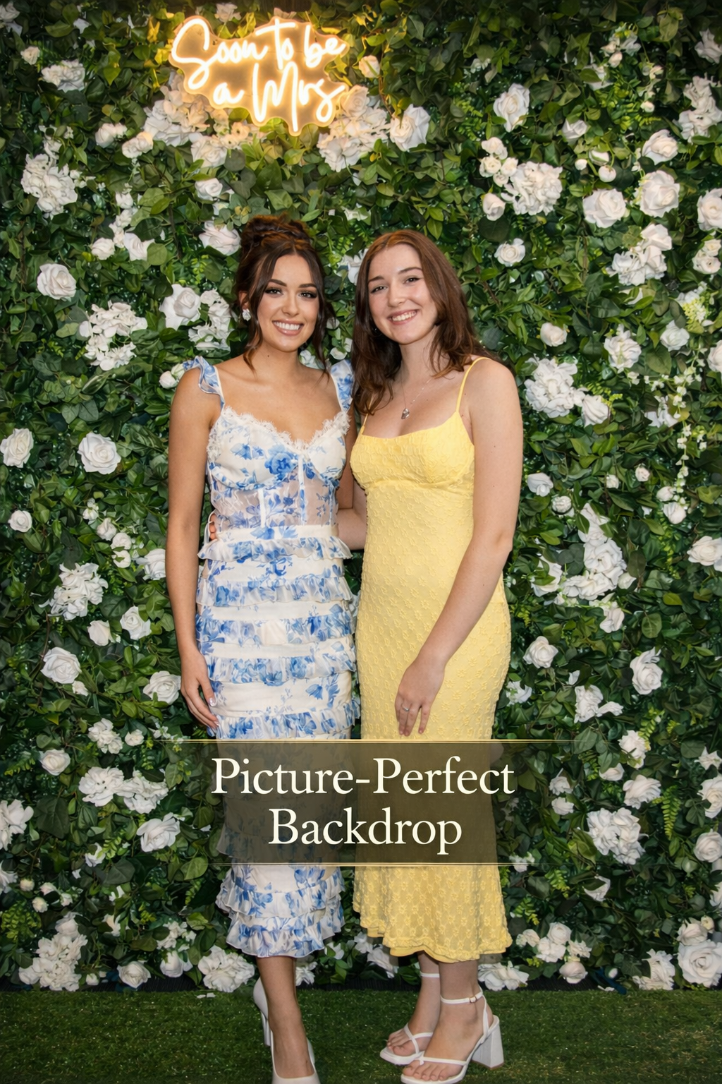 (FOR SALE) Luxury 8x8ft Rose Flower Wall Backdrop – Perfect for Weddings & Events (Prices Can Fluctuate)