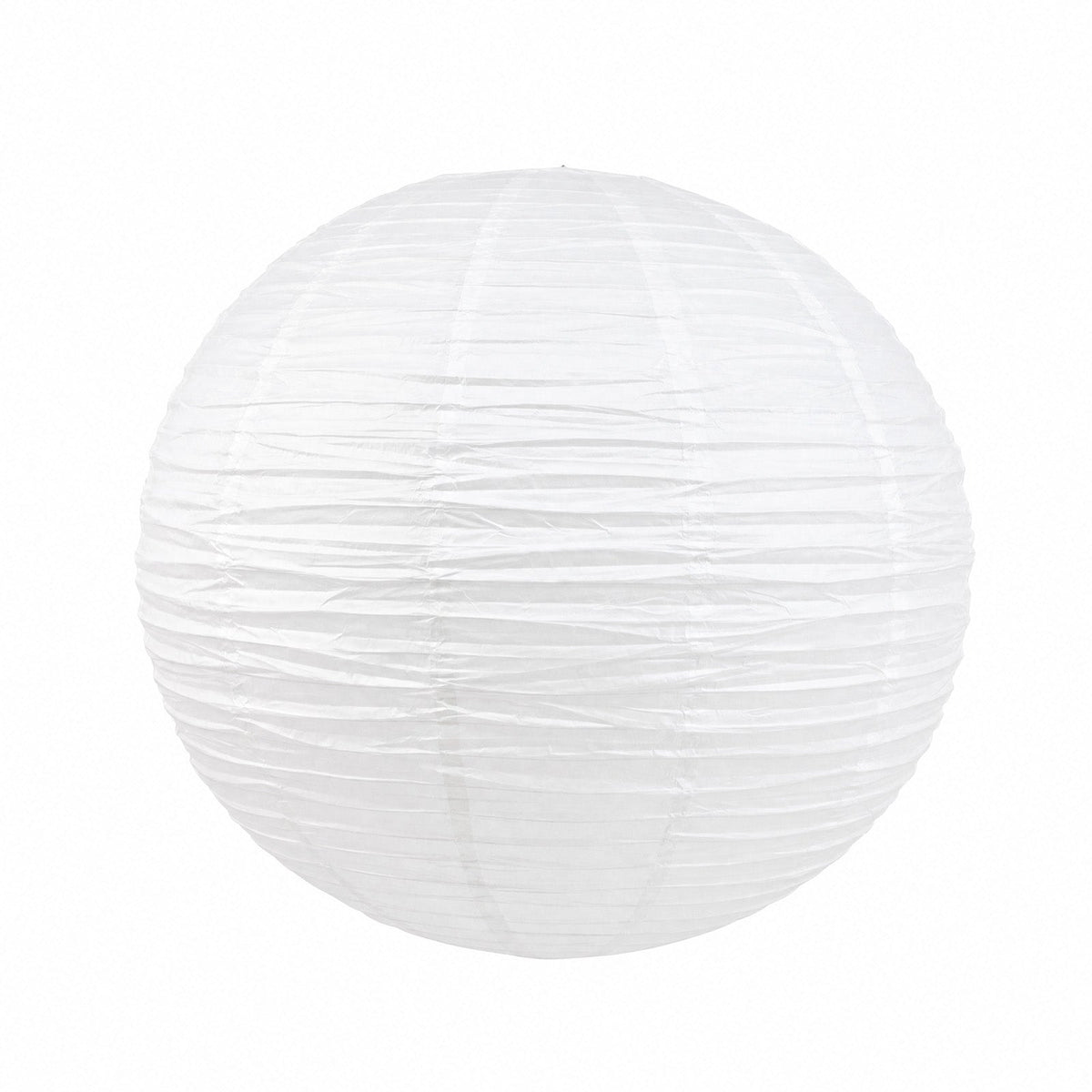 10 Pack Round Hanging Paper Lanterns 30 in White