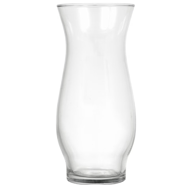 6.5in. Glass Hurricane Flower Vase