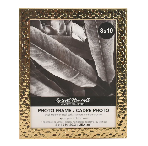 8x10 Gold Honeycomb Picture Frame