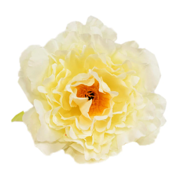 Silk Peony Napkin Holders Ivory Floral