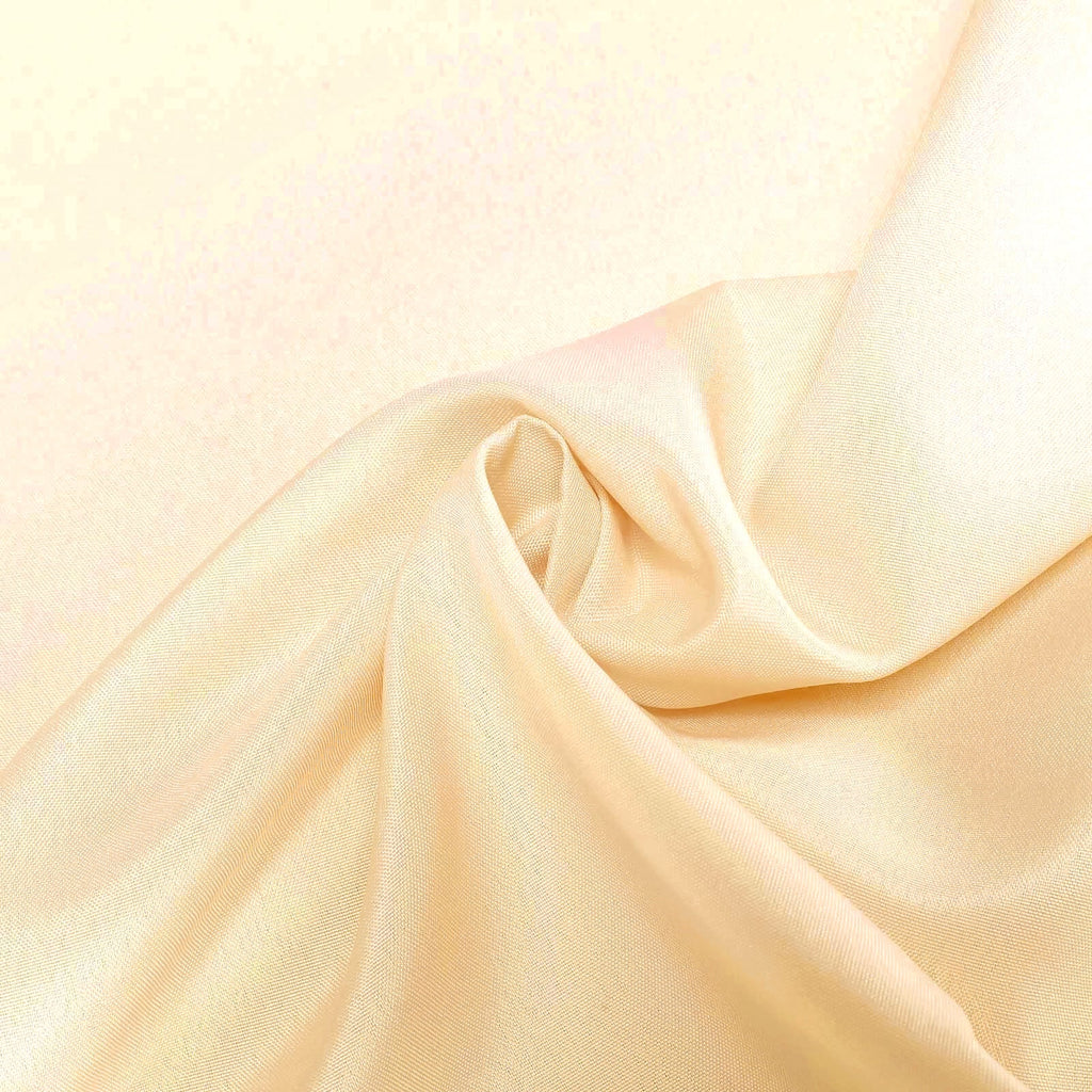 90x132in Rectangular Oblong Polyester Tablecloth Beige