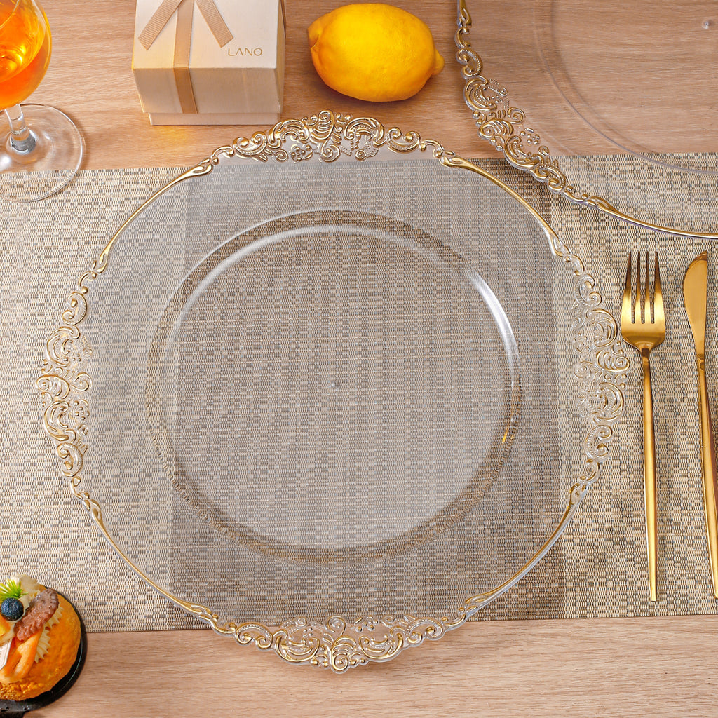 https://cdn.shopify.com/s/files/1/0042/0390/5136/files/Vintage-Round_Charger_Plate_-_Clear_gold-Trimmed_3.jpg?v=1749740465