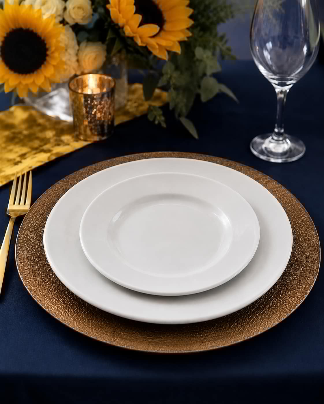 8in. Solid White Salad Plate