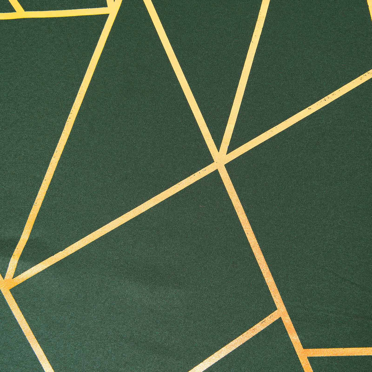 90x132in Rectangular Oblong Polyester Tablecloth Hunter Emerald Green