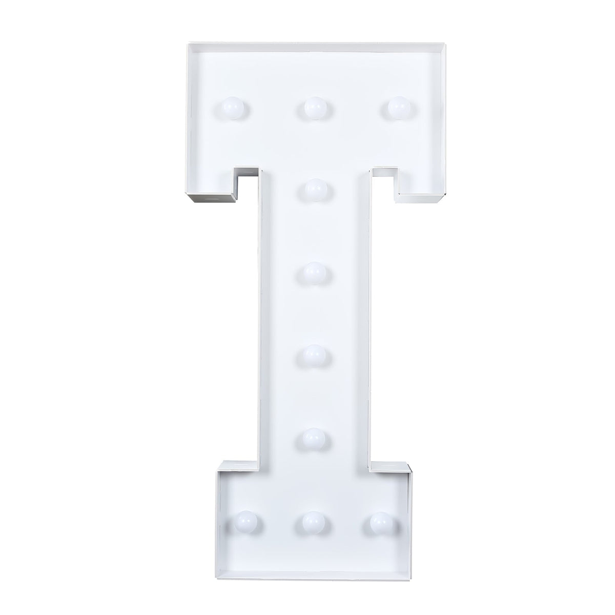 LED Marquee Light Up Letter T 4ft White