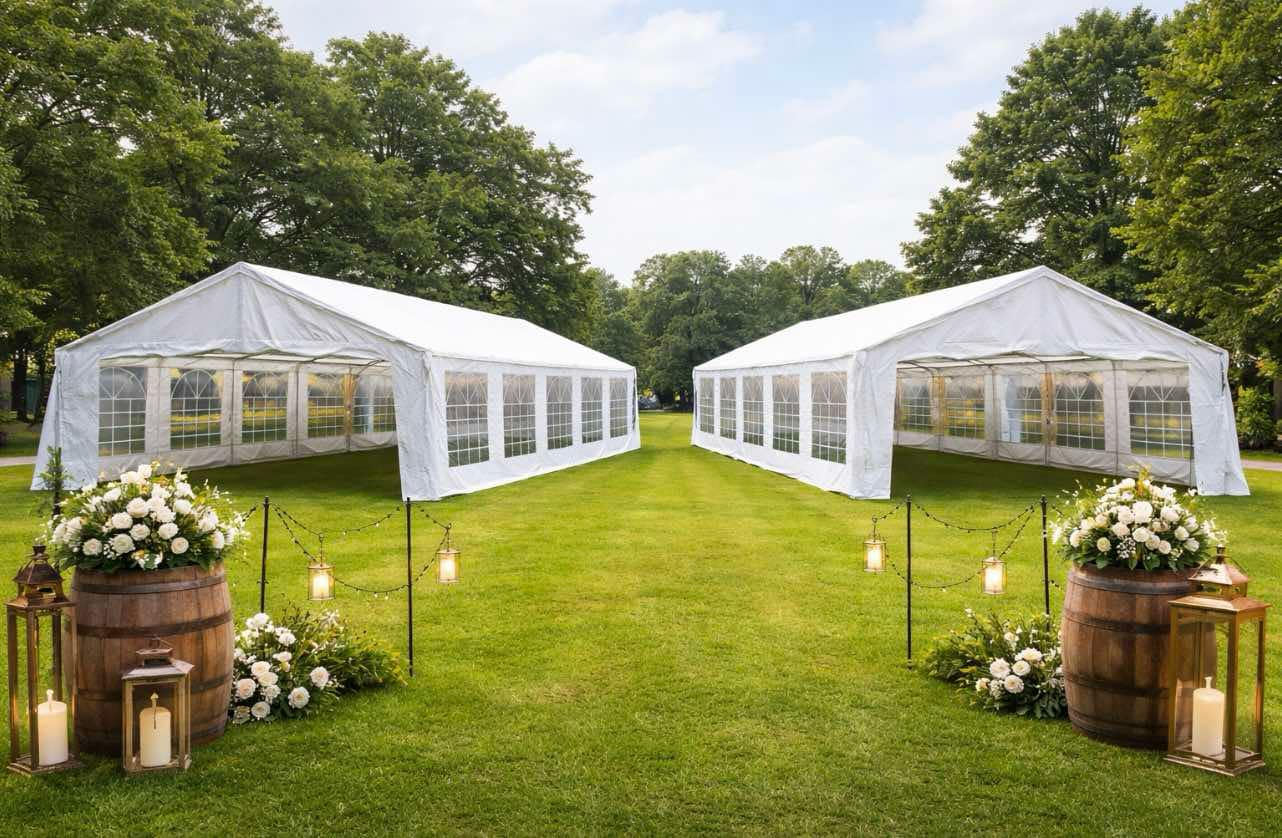 x2 Tents 20x40 (Up to 200 Guests)
