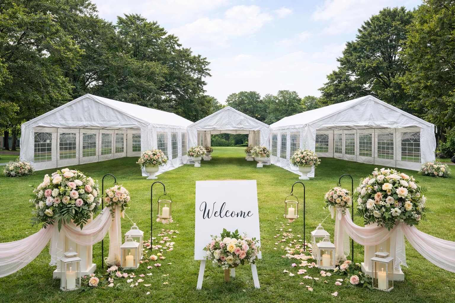 x3 Tents 20x40 (Up to 300 Guests)