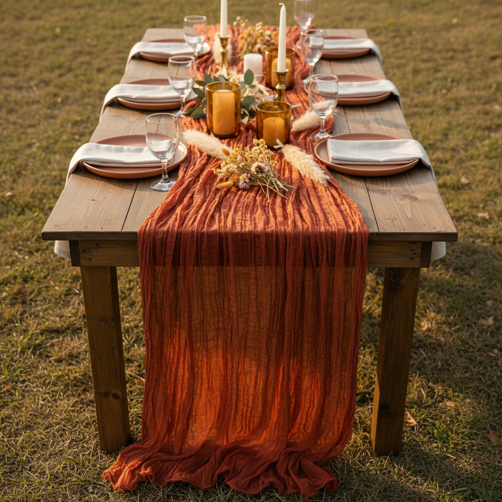 https://cdn.shopify.com/s/files/1/0042/0390/5136/files/lifestyle-premium-cheesecloth-table-runner-16ftx25-rust.png?v=1775077975