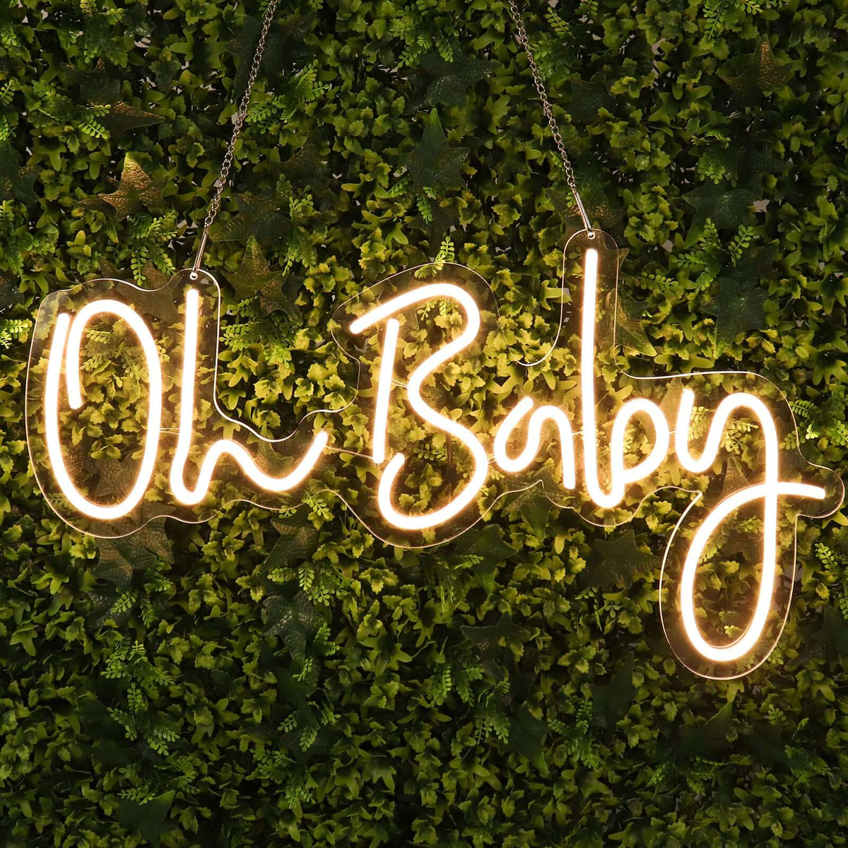 26" Oh Baby Neon Light Sign Warm White