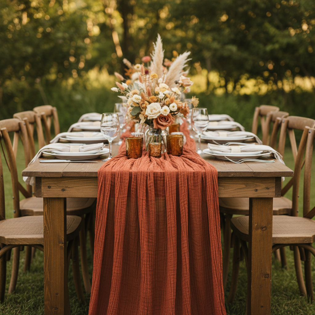 https://cdn.shopify.com/s/files/1/0042/0390/5136/files/premium-cheesecloth-table-runner-16ftx25-rust-lifestyle.png?v=1775078006