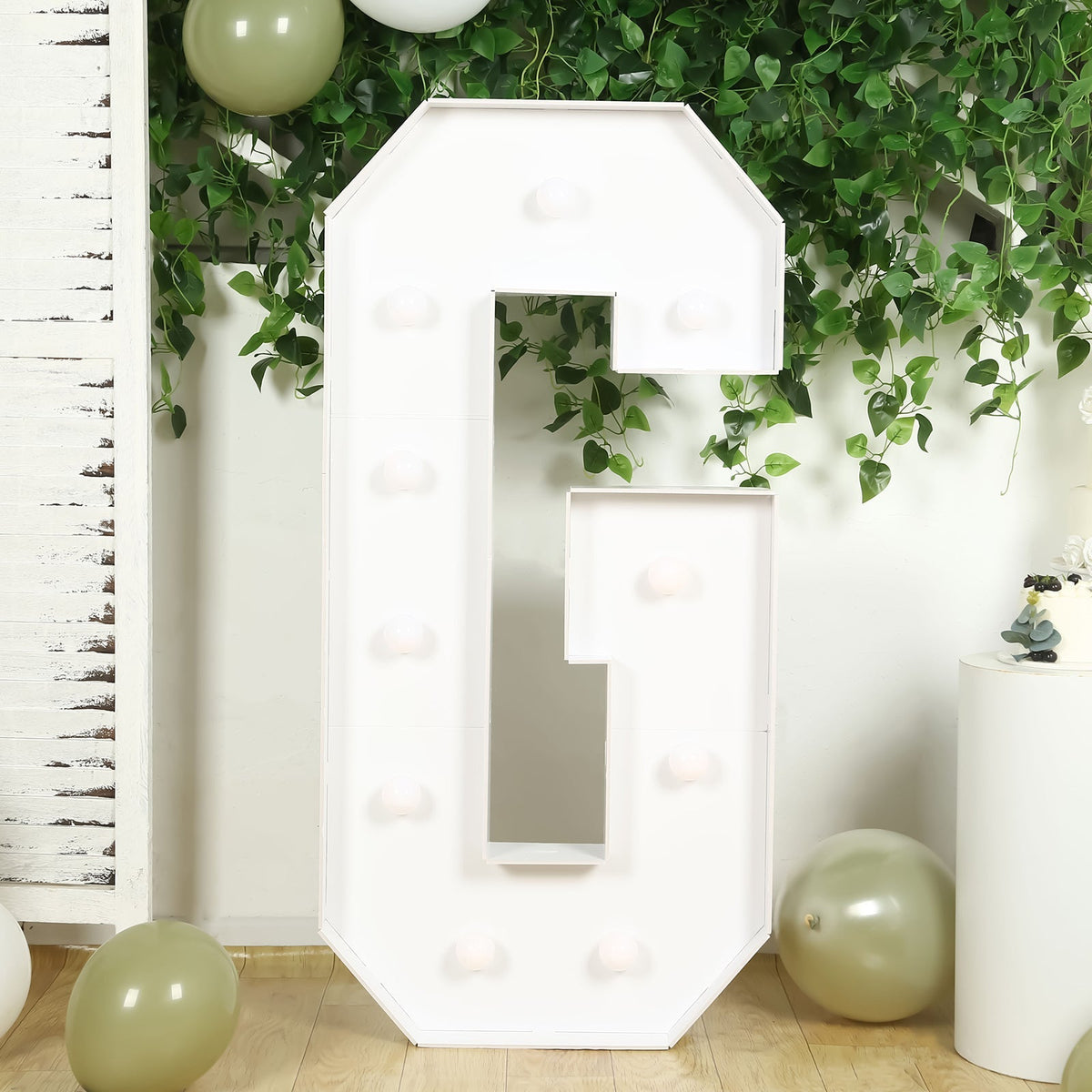 4ft Giant LED Marquee Light up Letter G White